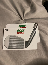 $125 golf town gift cards