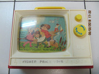 Vintage Classic Fisher Price Two Tune TV Made In USA Circa 1966