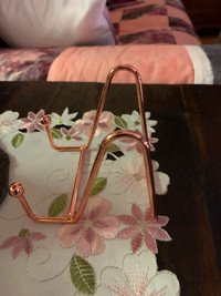 Rose Gold Plated Holder for Decorative Plate
