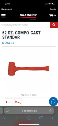 Stanley dead blow hammer