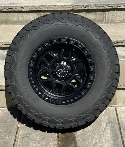 Spring is coming! All seasons! For Sale: 5 BF Goodrich K02s (285/70R17) + 5 Black Rhino Kelso Rims -...
