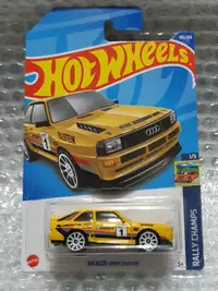 Hotwheels '84 Audi Sport Quattro  - yellow 