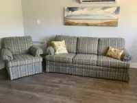 Sofa set with extra accent chair