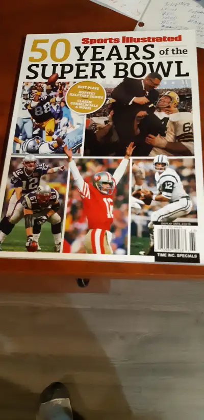 MAGAZINE- 50 YEARS OF THE SUPER BOWL. FROM #1 TO #50, View more