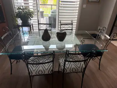 Table and chairs, View more