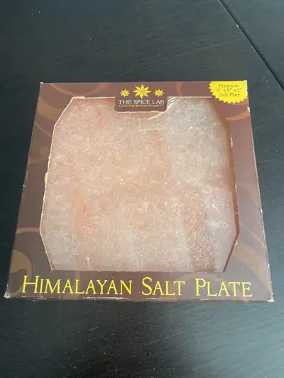 Enhance your culinary creations with this The Spice Lab Himalayan Salt Plate, sized at a premium 8"...