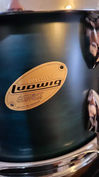 ** Baisse de prix ** Ludwig Accent Custom 10"x 7,5" Tom + Mount, View more