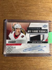 2019-20  Premier Attractions Auto Patch  Thomas Chabot /99