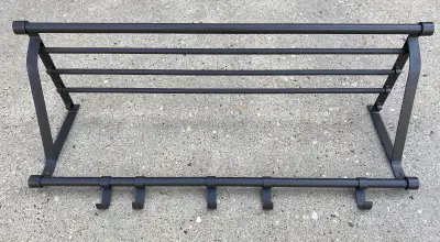 Decorative Metal Shelf Wall Rack organizer with hooks, View more