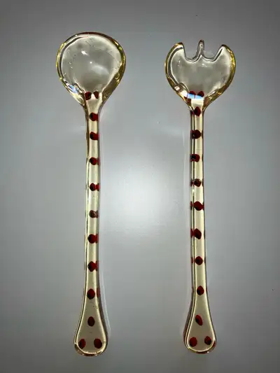 Acrylic Salad Utensils Tossers - ustensils a salade, View more