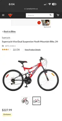 Supercycle Vice Youth size