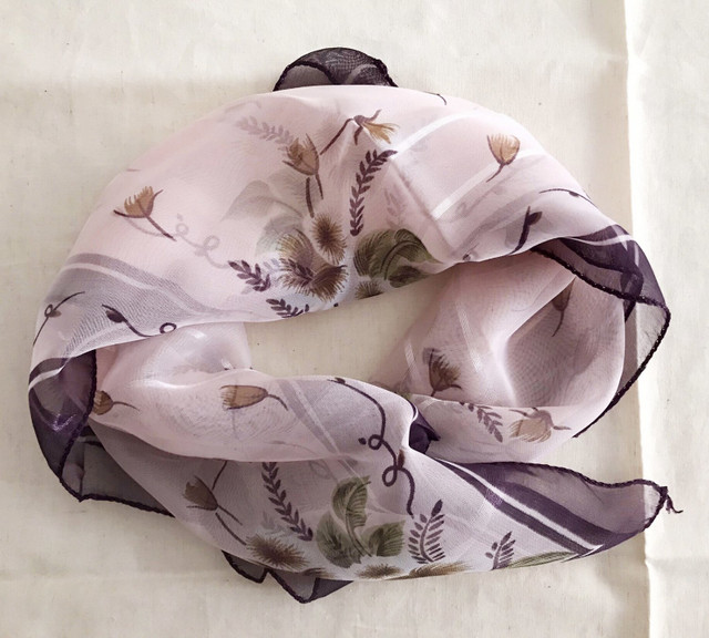 20" Silk Feeling Chiffon Scarf Wrap Vine Gift + defect in Hobbies & Crafts in City of Toronto - Image 3