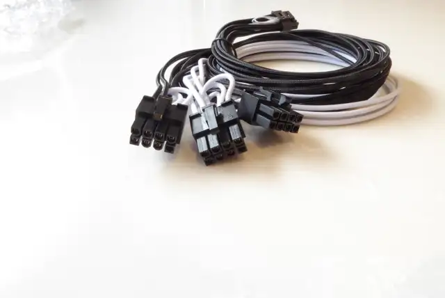 GPU power cable, Fasgear. RTX 3090 Ti, 4080 and 4090 4+4 Male in System Components in Oakville / Halton Region - Image 4