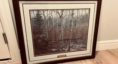 Rick Berg “You Can’t See Me” Framed Wildlife Forest Print, View more
