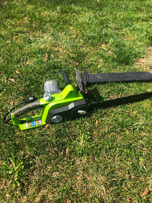 $120 for greenworks electric chain saw in Other in Mississauga / Peel Region - Image 2