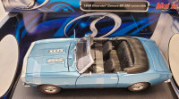 1:18 Diecast Maisto 1968 Chevrolet Camaro SS 396 Convertible Blu