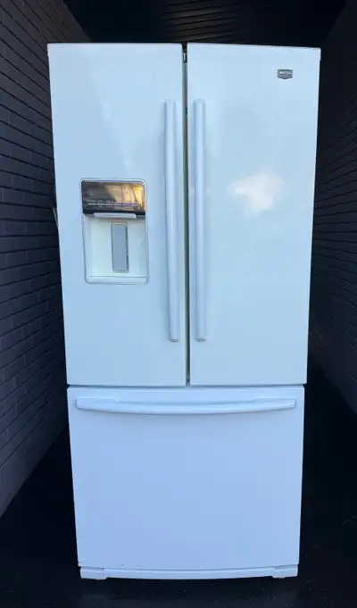 Maytag 30” fridge (water+ice) - delivery possible , View more