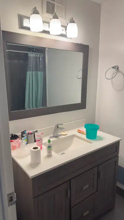 Spacious newly renovated corner unit 1 bhk apartment for rent