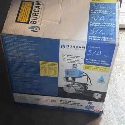 Burcam 3/4Hp Fluomac Sw Jet Pump Tankless, View more
