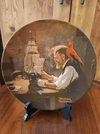 Rockwell's "The Ship Builder" rare plate 058600