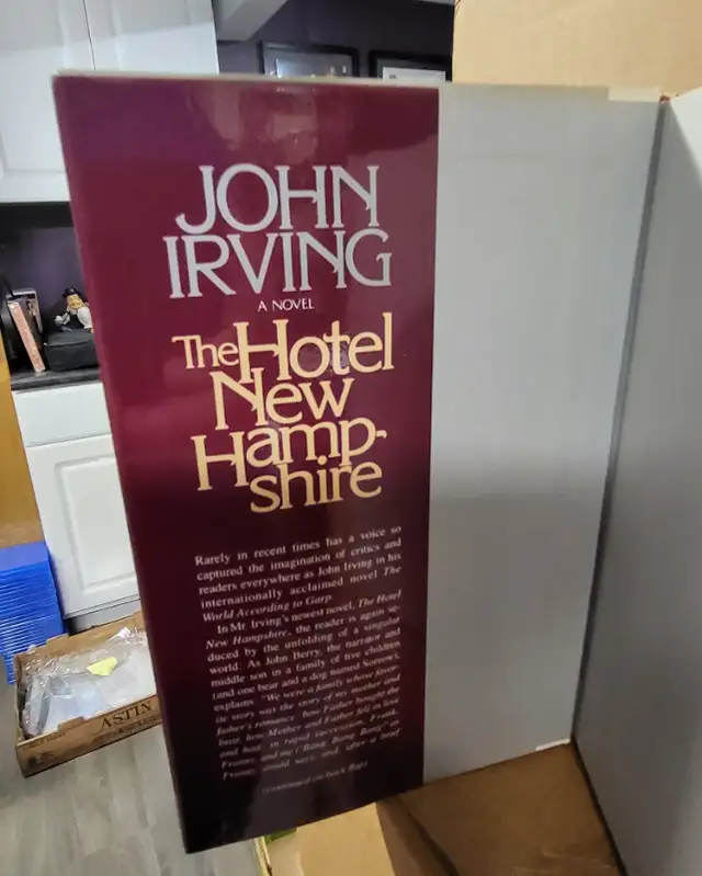 The Hotel New Hampshire, John Irving, Hardcover, only $8 in Fiction in Ottawa - Image 4