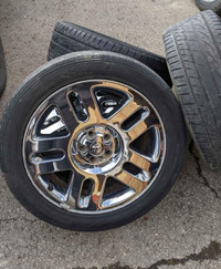 dodge chrome alloy 20 inch wheels