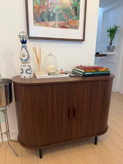 Moving Sale! Bar sideboard cabinet $200, View more
