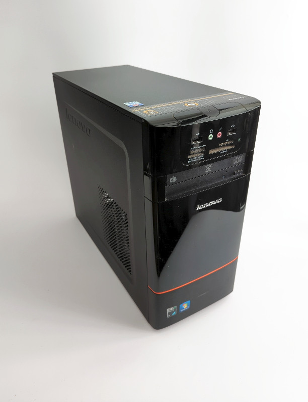 Lenovo Mid Size PC Computer Desktop Case w/PSU DVD/CD-ROM in System Components in City of Toronto