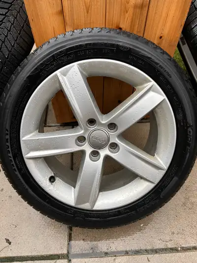 Amazing condition got new rims and tires no longer need these. Still a solid 1-2 season left on them...