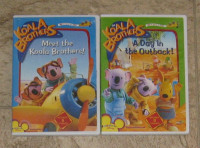 4 DVD's & Book( Meet the Koala Brothers) for Children-