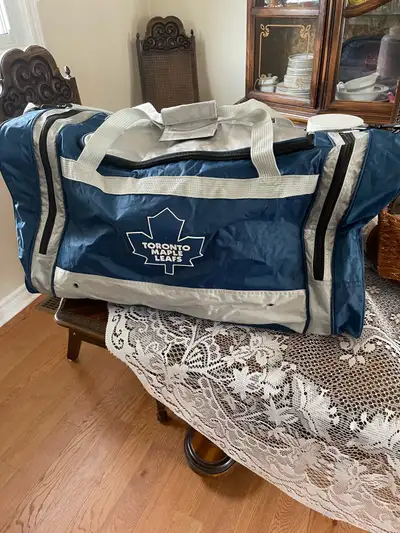 Vintage Toronto Maple Leafs duffle bag., View more