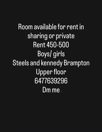 room for rent
