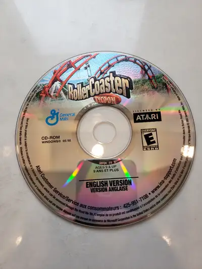 Atari and General Mills Rollercoaster Tycoon PC Game, View more