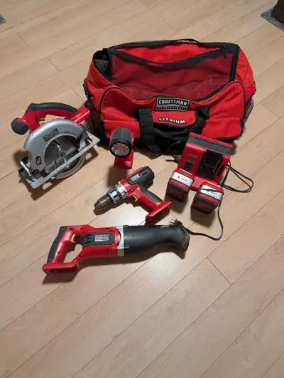 kit d'outils 20V Craftman Professionnels Lithium 20v , View more