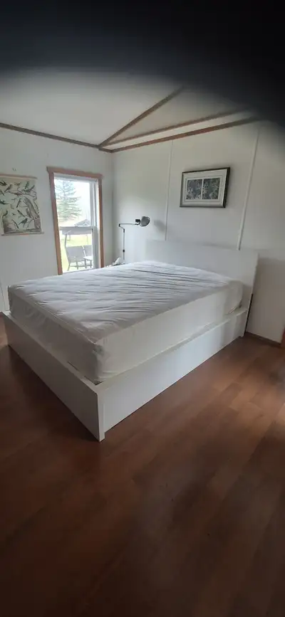 Queen size Ikea Malm bedframe, View more