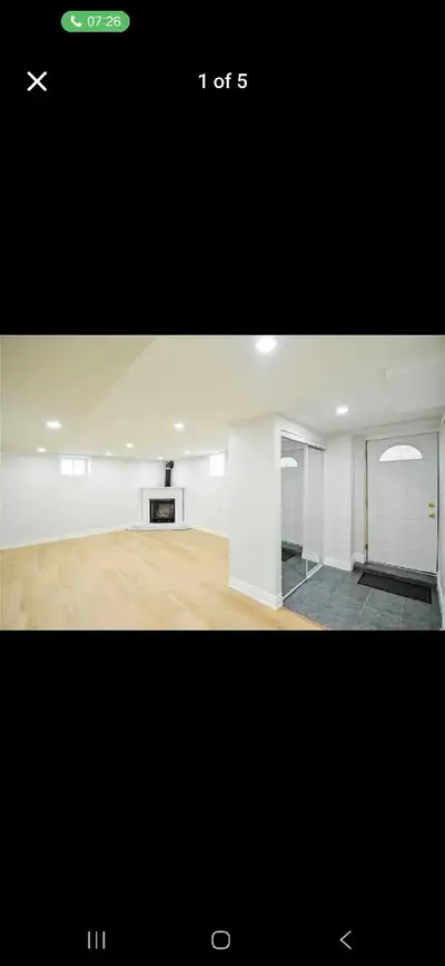 Welcome to 729 Old Harwood Ave in Ajax! Newly Renovated 2 Bed 1 Bath Basement Apartment with Separat...