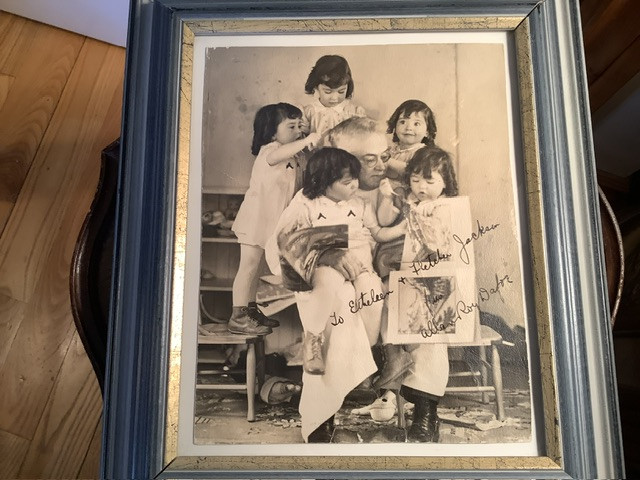 Vtg Orig Picture of Dionne Quintuplets Signed by Dr. R. Dafoe in Arts & Collectibles in Belleville - Image 2