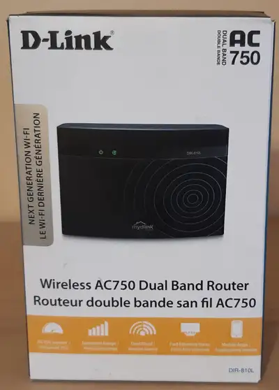 D-Link DIR-810L AC750 WiFi Router, View more