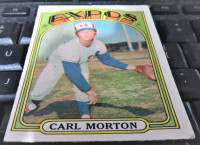 1972 O-Pee Che Carl Morton 134 Baseball Card