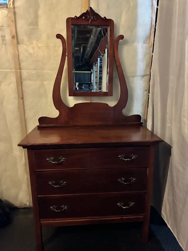 Antique Dresser  in Dressers & Wardrobes in Calgary - Image 3