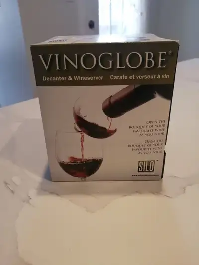 NEW Silo Vinoglobe Wine Decanter Wineserver Aerator, View more