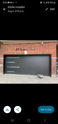 New garage doors 