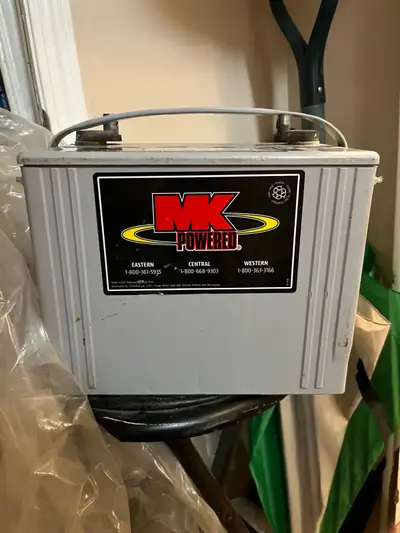 MK group 34 Gel Solar power batteries. I bought these for a solar camping system that I never ended...