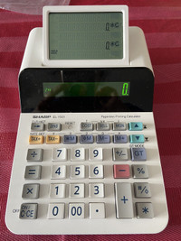Sharp El-1501 Compact Cordless Paperless Calculator