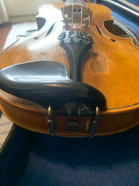 Fiddle with hard case