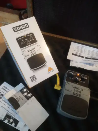 new Delay effect pedal, Behringer VD400, View more