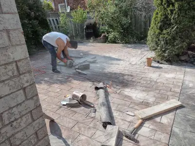 Concrete Slab for shed and hot tub & Repair , View more