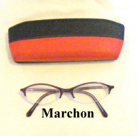 Marchon women’s eyeglasses, oval lens, adjustable, top condition