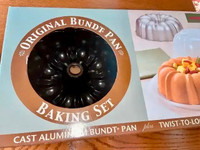 NordicWare Bundt Pan and Cake Keeper SET 60 NEW