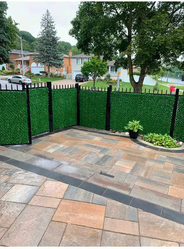 fence , post holes and decking62864740719873122